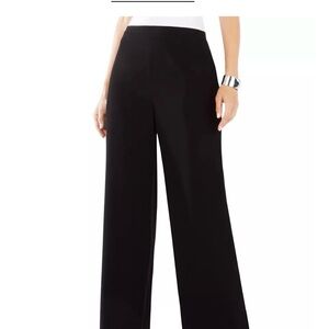 BCBGMaxAzria Black Wide-Leg Pants